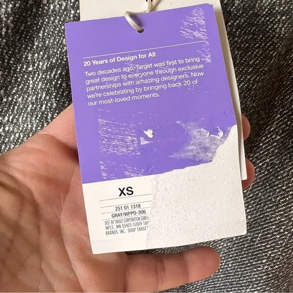 NWT ANNA SUI For Target Tweed Halter A-Line Dress—SZ. XS - Picture 13 of 17